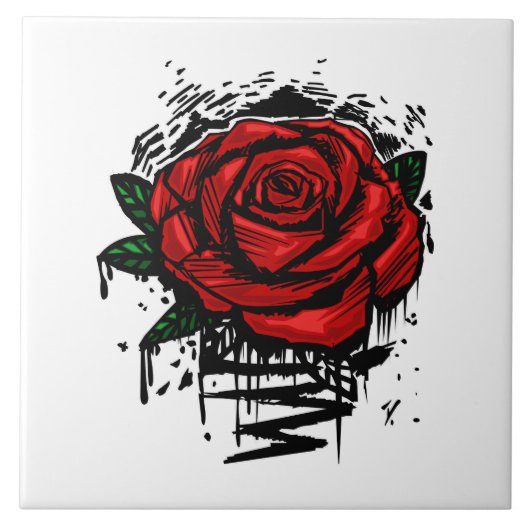 堅牢なバラ タイル (正面)