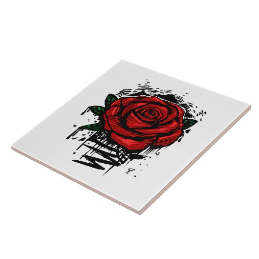 堅牢なバラ タイル (側面)