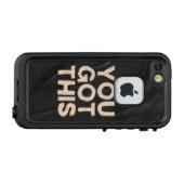 堅牢な保護：外付けボックスケース LifeProof iPhoneケース (裏面横)
