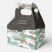 堅牢な沿岸カモフラージュパーソナライズされたの好意ボックス フェイバーボックス (正面)
