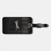 堅牢な飛行機 ラゲッジタグ (裏面横)