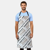 堆積学は私の人生の岩のスライスギークユーモア エプロン (着用した状態)