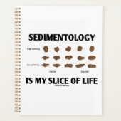 堆積学は私の人生の岩のスライスギークユーモア プランナー手帳 (正面)
