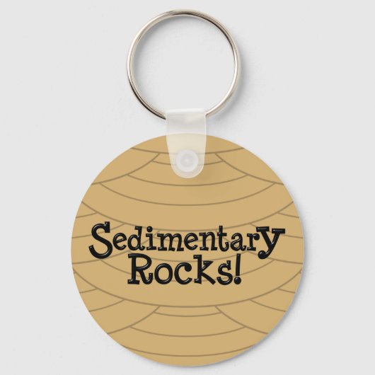 堆積岩！ キーホルダー (正面)