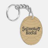 堆積岩！ キーホルダー (正面左)