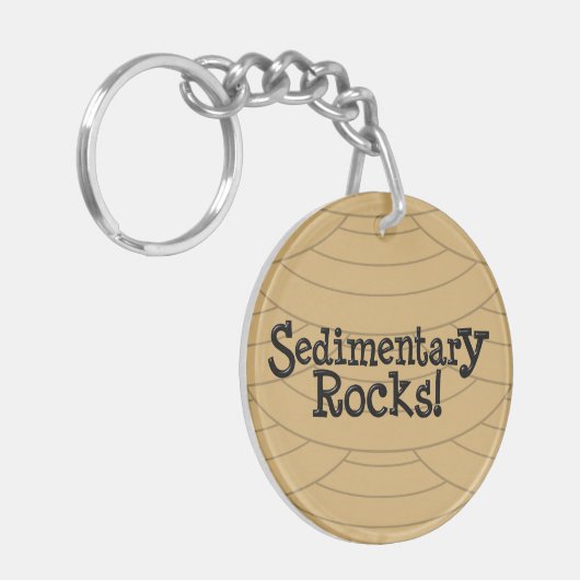 堆積岩！ キーホルダー (正面左)