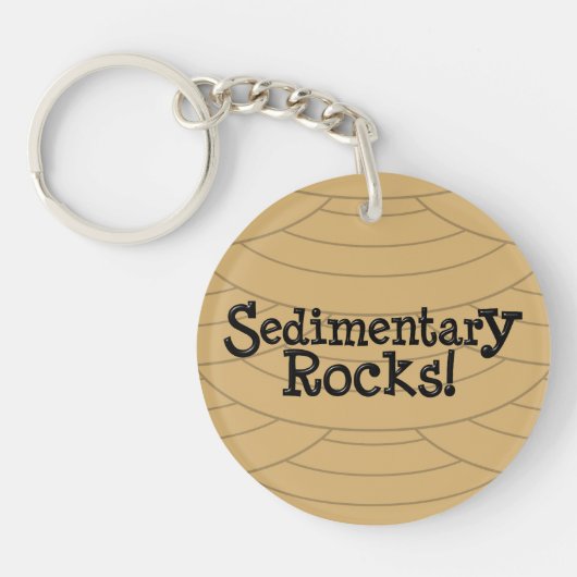 堆積岩！ キーホルダー (正面)