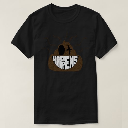 堆肥が発生する Tシャツ (デザイン正面)