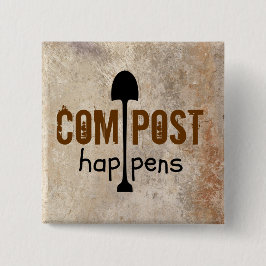 堆肥が起こる 缶バッジ