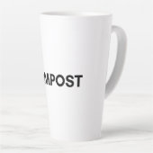 堆肥 カフェラテマグ (右アングル)