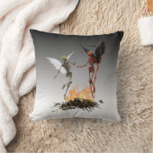 堕天使の悪魔 デビル ハロウィン クッション (ブランケット)