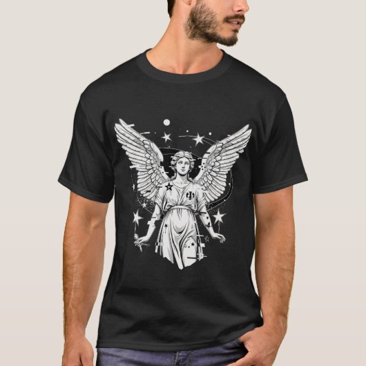 堕天使 - ダークアーバングラフィックTシャツ Tシャツ (正面)