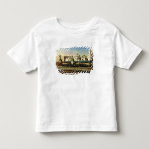 堤防からのモスクワクレムリンの眺め トドラーTシャツ