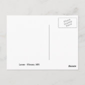 堤防 – Winona, MN ポストカード (裏面)