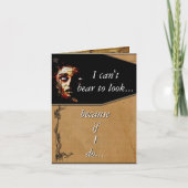 堪えられない カード (正面)