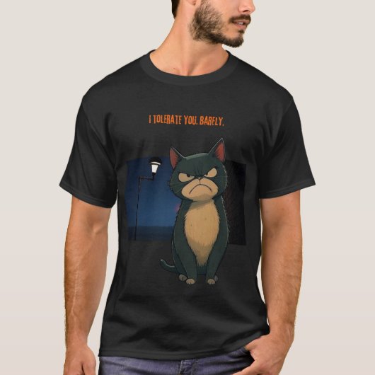 堪忍してやる。ギリギリのところで Tシャツ (正面)
