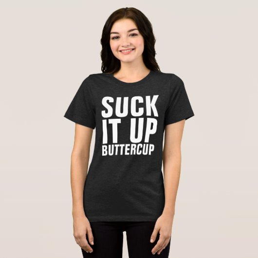 堪忍してバターカップ Tシャツ (正面全面)