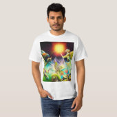 報いの時 油絵 Tシャツ (正面フル)