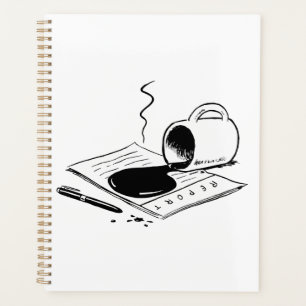 報告書にこぼしたコーヒー オフィスのおかしな出来事 プランナー手帳