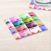 報告書のコースター スクエアペーパーコースター (アングル)