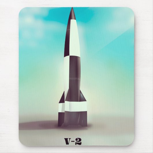 報復兵器V2ロケット マウスパッド (正面)