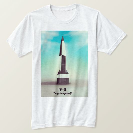 報復兵器V2ロケット Tシャツ (デザイン正面)