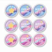 報酬と勇気付けられる シール (正面)