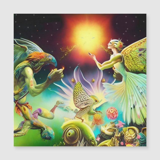 報酬を与える油絵の時代 (正面)