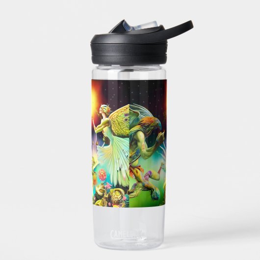 報酬を与える油絵の時代 ウォーターボトル (左面)