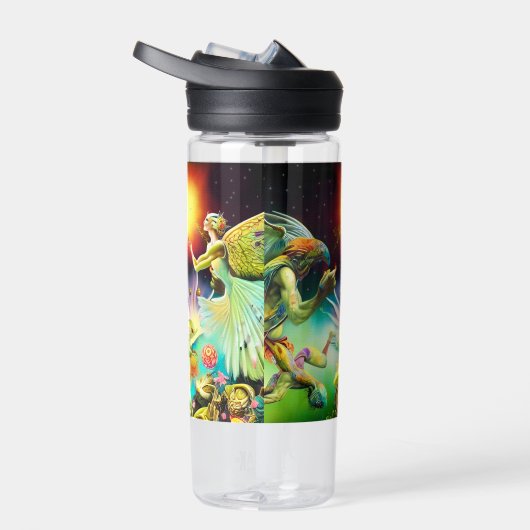 報酬を与える油絵の時代 ウォーターボトル (右面)