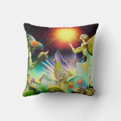 報酬を与える油絵の時代 クッション (裏面)