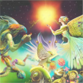 報酬を与える油絵の時代 シール (正面)