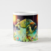 報酬を与える油絵の時代 ジャンボコーヒーマグカップ (正面)