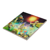 報酬を与える油絵の時代 タイル (側面)