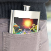 報酬を与える油絵の時代 フラスク (インサイチュ)