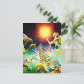 報酬を与える油絵の時代 ポストカード (スタンド正面)