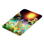 報酬を与える油絵の時代 マグネット (左側)