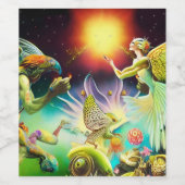 報酬を与える油絵の時代 ワインラベル (シングルラベル)