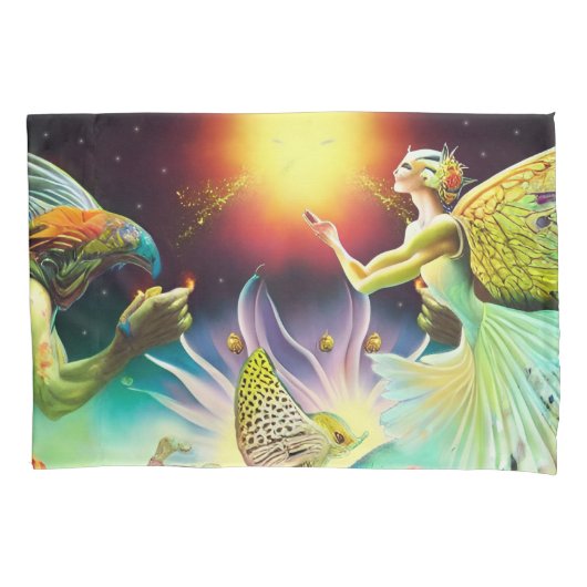 報酬を与える油絵の時代 枕カバー (正面)