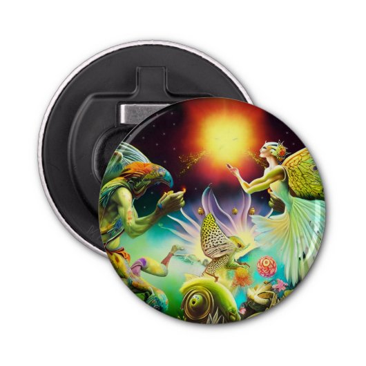 報酬を与える油絵の時代 栓抜き (正面)