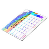 報酬グラフメモ帳 ノートパッド (アングル)