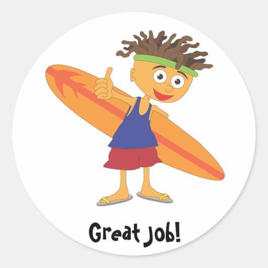 報酬ステッカー ラウンドシール (正面)