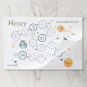 報酬チャートのポッティチョーチャート宇宙 ペーパーパッド (折り畳み)