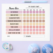 報酬チャートパーソナライズされたプランナー毎日のおもしろい チラシ (シングル)