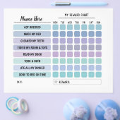 報酬チャート日パーソナライズされた々のおもしろい子のスケジュール チラシ (シングル)