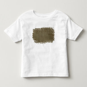 報酬レシート、1704年12月17日、 トドラーTシャツ