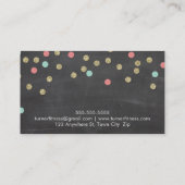 報酬ロイヤリティカードかわいい紙吹雪金ゴールドサンゴ造幣局 ロイヤリティカード (裏面)