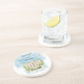 場エレガント所 |花の鳩結婚の贅沢 コースター (側面)