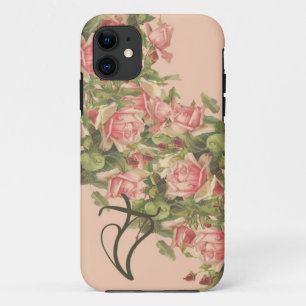 場合ピンクKleinのバラのキリスト教のiPhone 5 iPhone 11 ケース