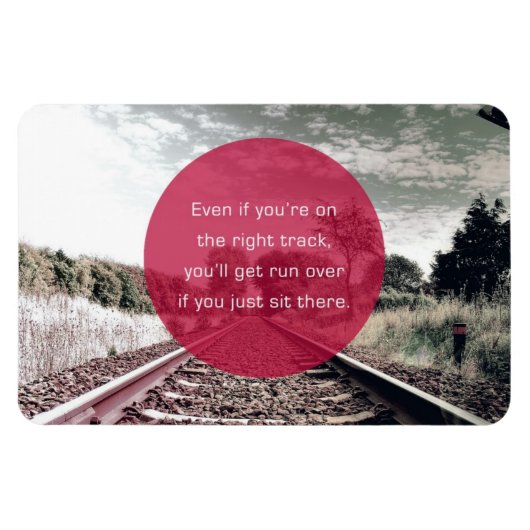 場所に座らないで |やる気を起こさせる引用文 マグネット (横)